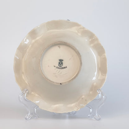 Antik tysk porcelænsskål fra Von Schierholz (Dresden-stil) – ca. 1907-1927