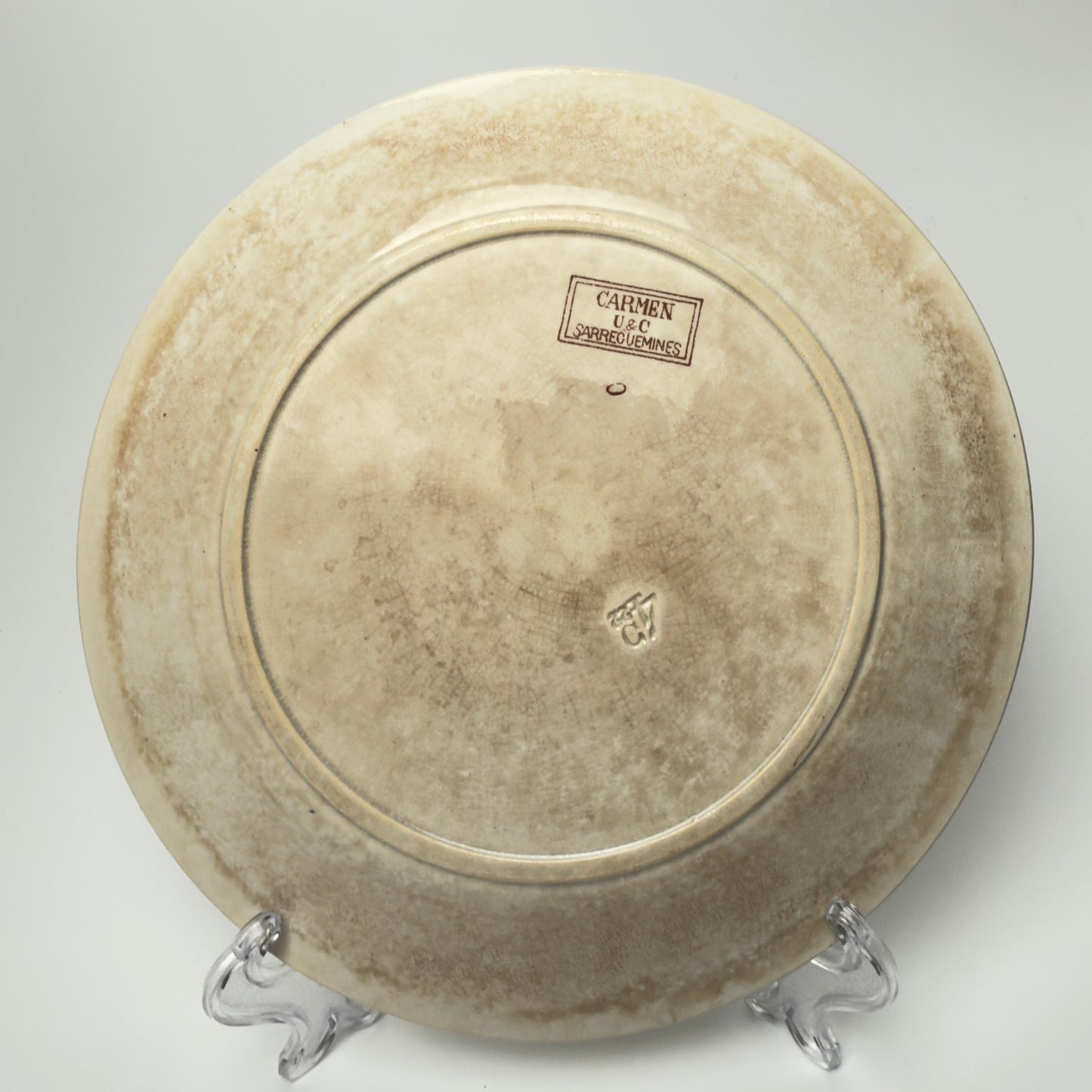 Sarreguemines - Carmen, spisetallerken 22 cm, fransk antik (flere varianter)