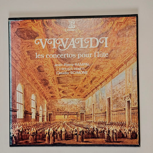Antonio Vivaldi – Les Concertos Pour Flûte | Jean-Pierre Rampal | 3 LP Box Set | Erato 1978