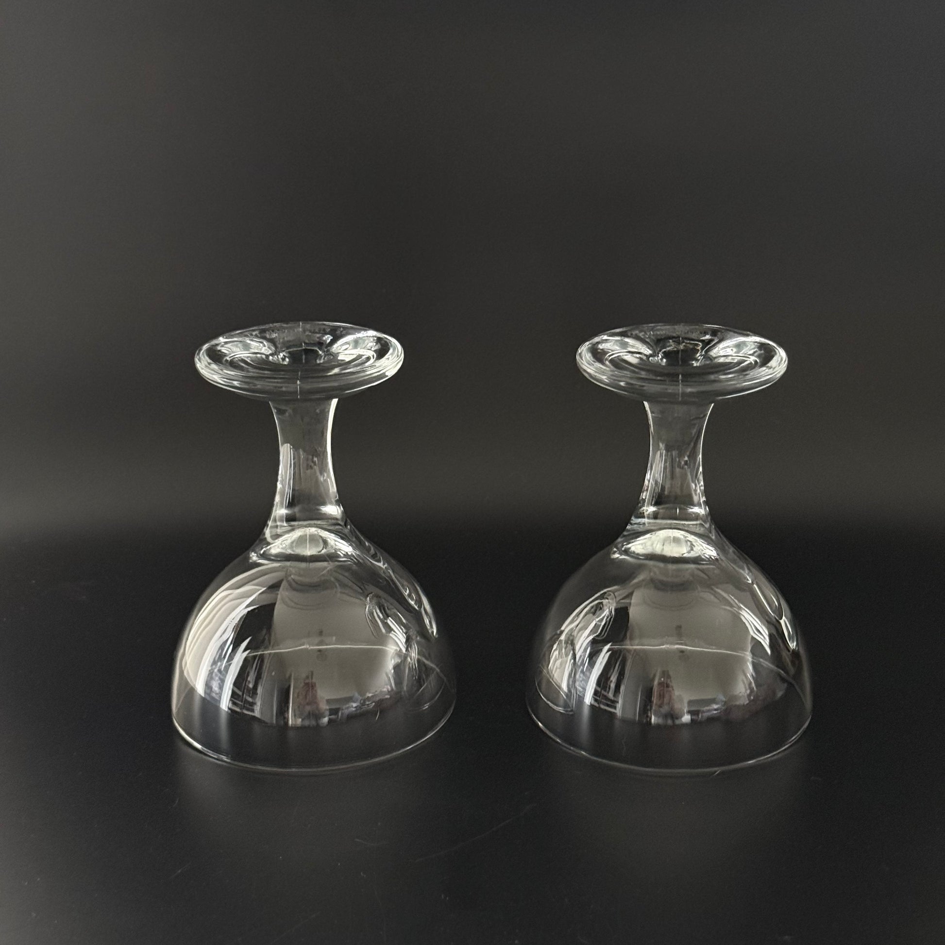 Italienske designglas med snoet stilk – sæt med 2
