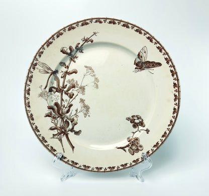 Sarreguemines - Carmen, spisetallerken 22 cm, fransk antik (flere varianter)