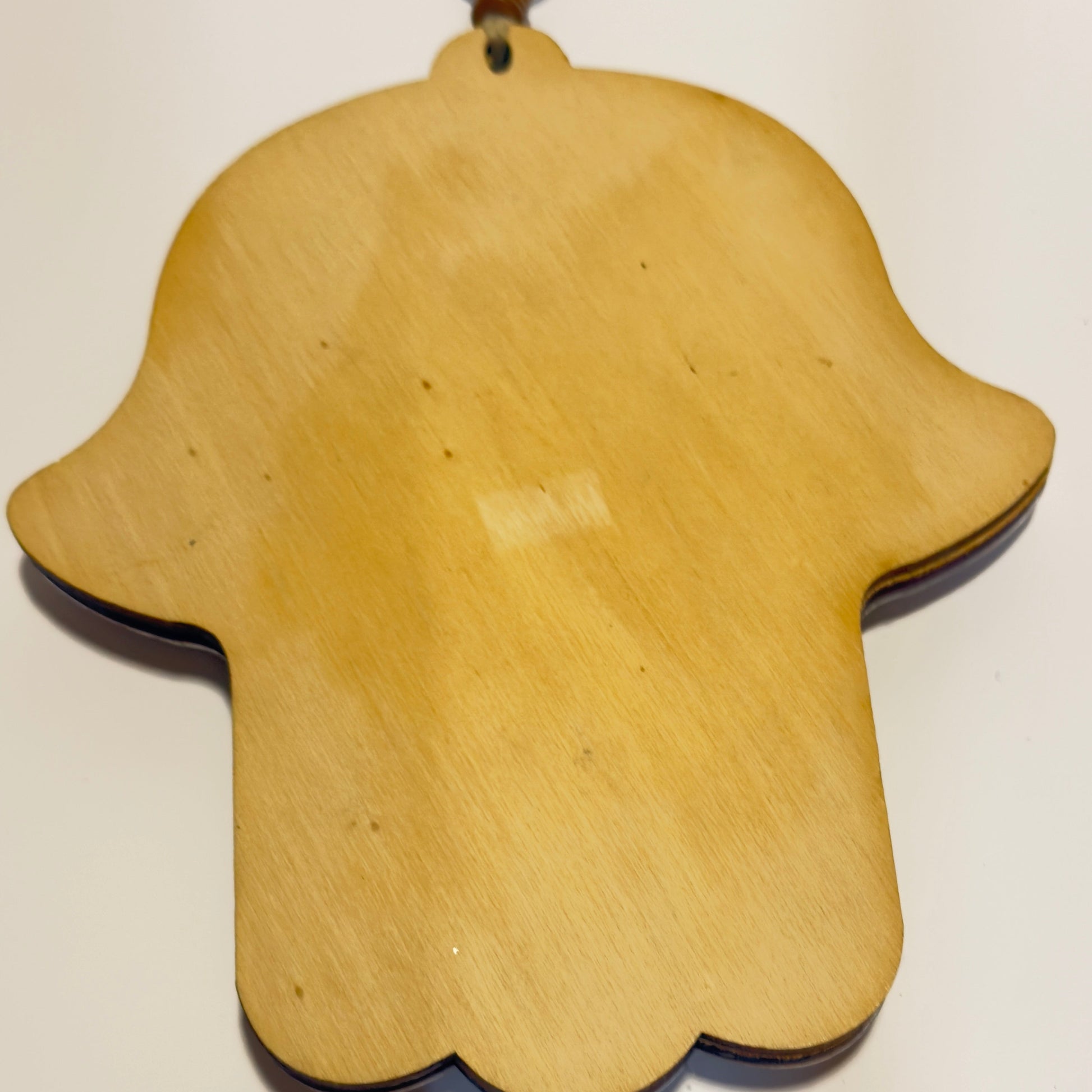 Fatimas hånd – “Blessing for the Home”  i lakeret træ og til ophæng