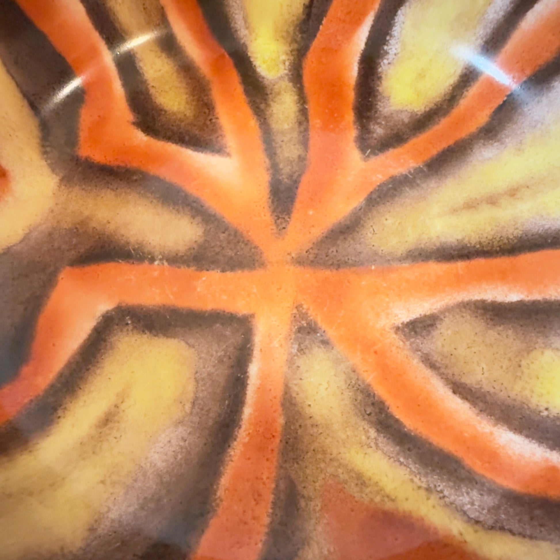 Hutschenreuther skål – retro 60/70’er – fat lava stil – Germany