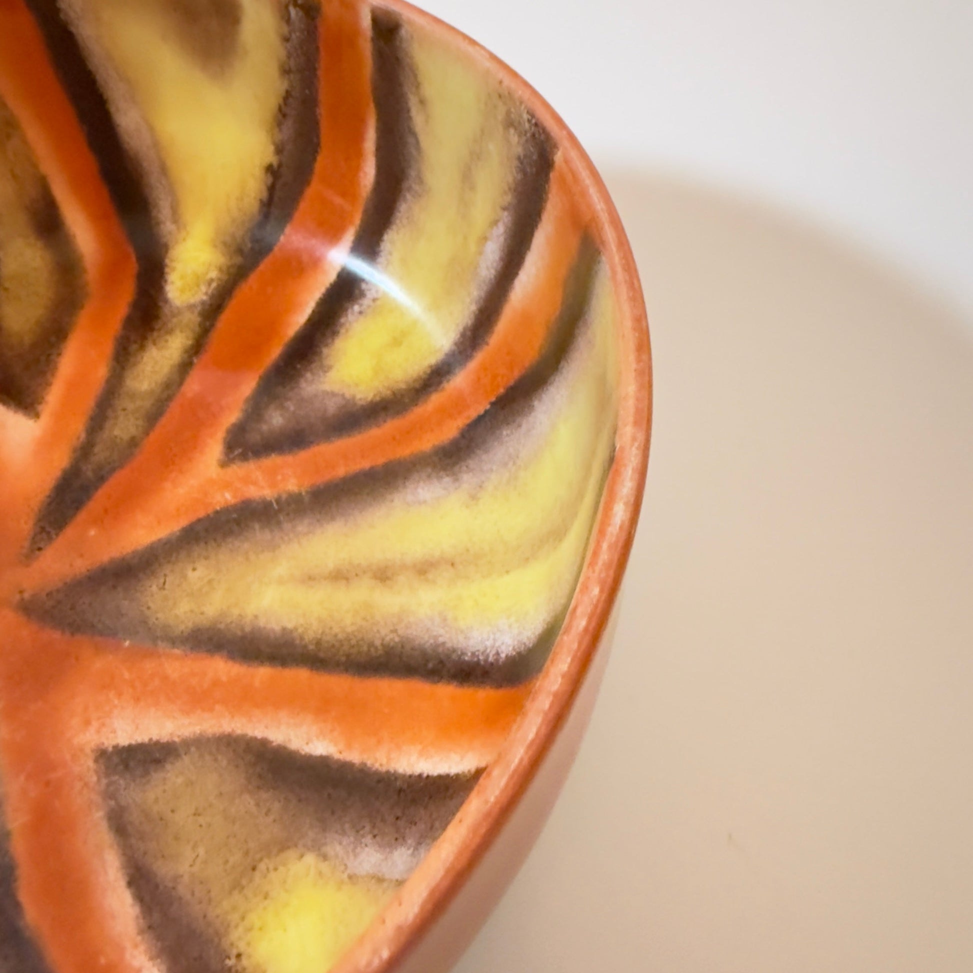 Hutschenreuther skål – retro 60/70’er – fat lava stil – Germany