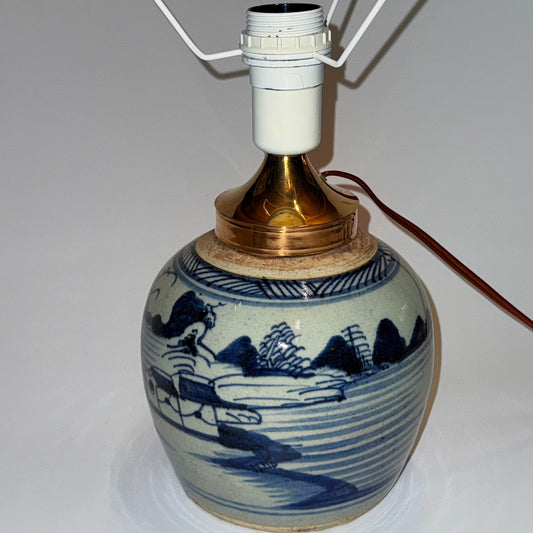 Kinesisk “Bojan” bordlampe, 1900 århundrede