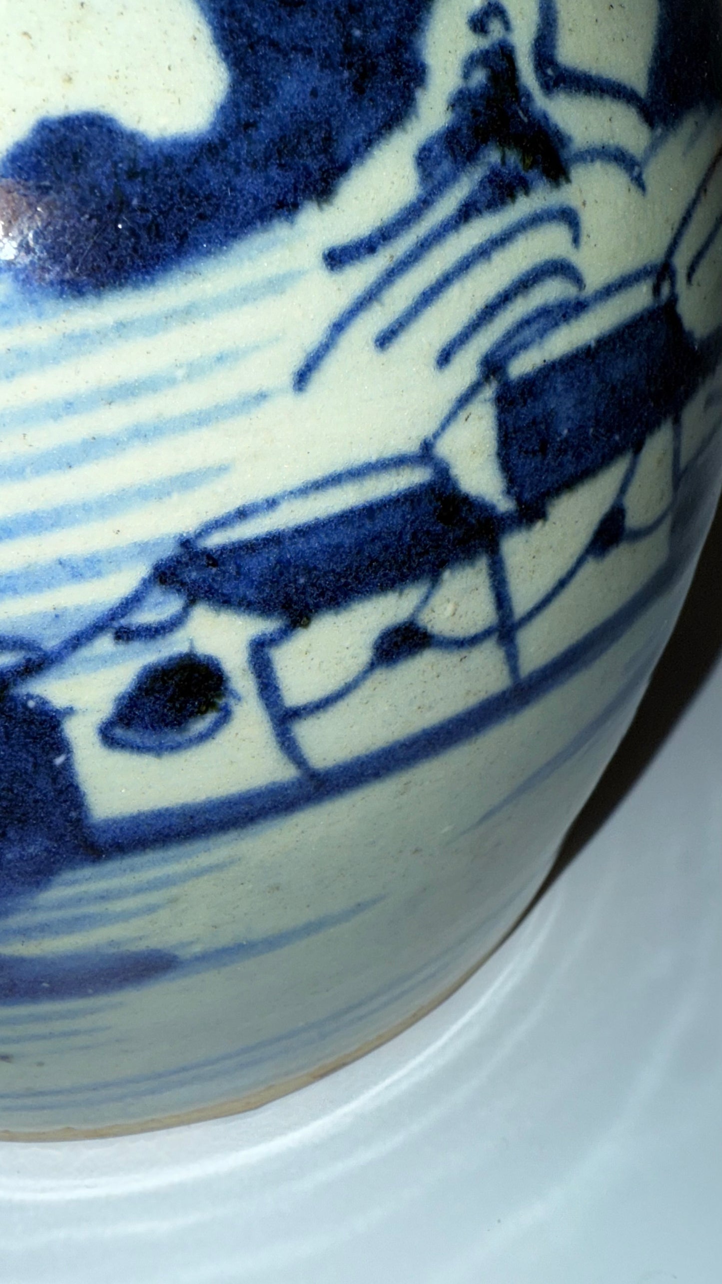 Kinesisk “Bojan” bordlampe, 1900 århundrede