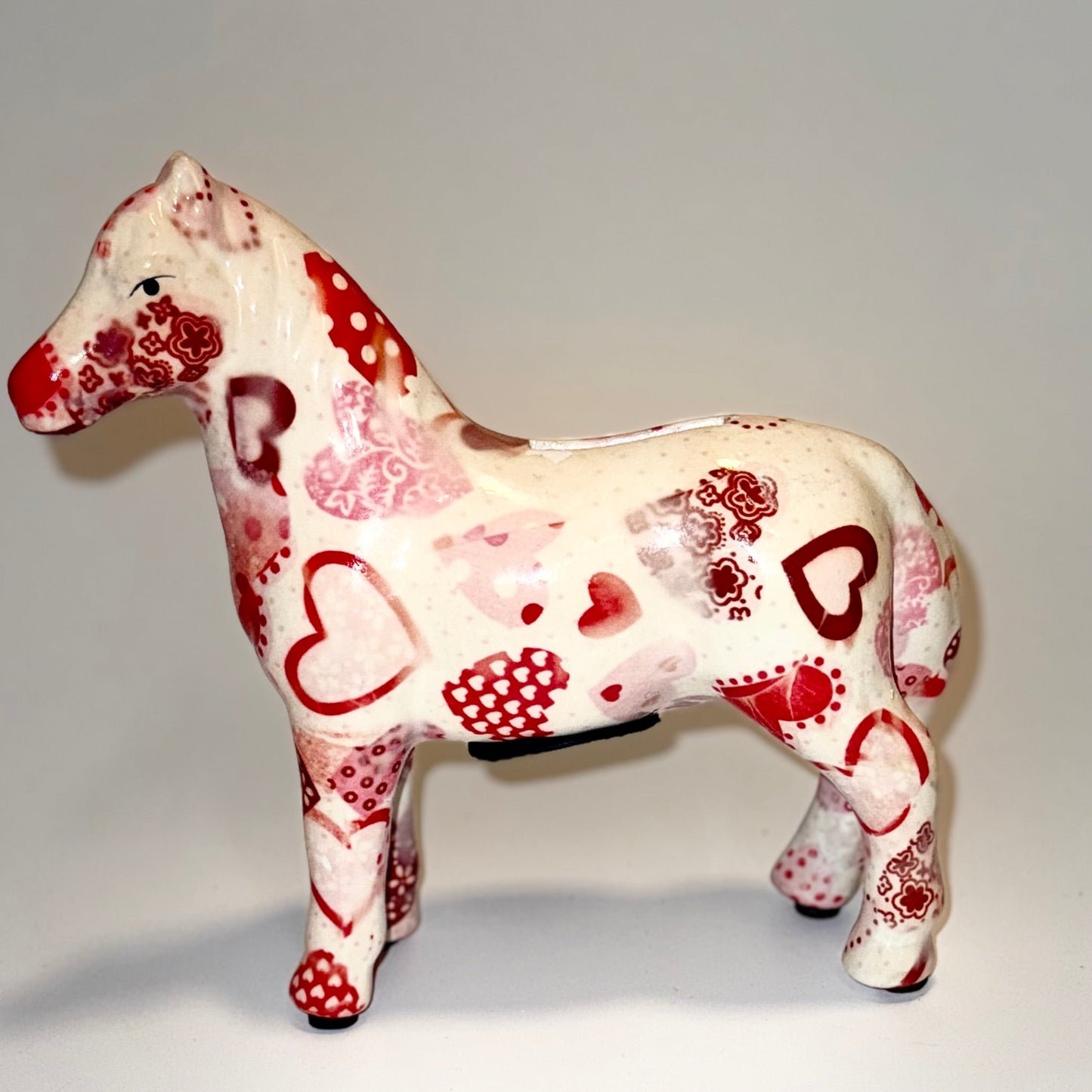 Sparebøsse  i keramik - heste-sparebøsse 