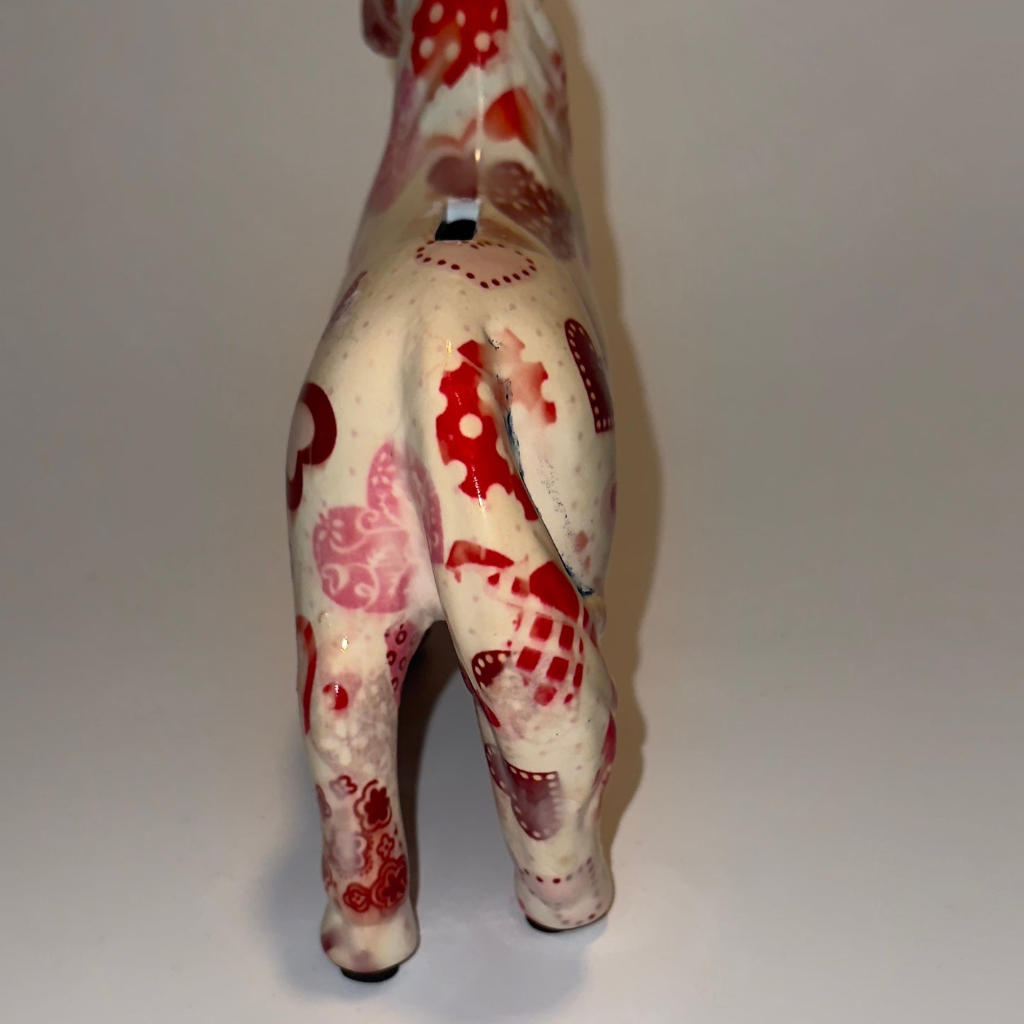 Sparebøsse  i keramik - heste-sparebøsse 
