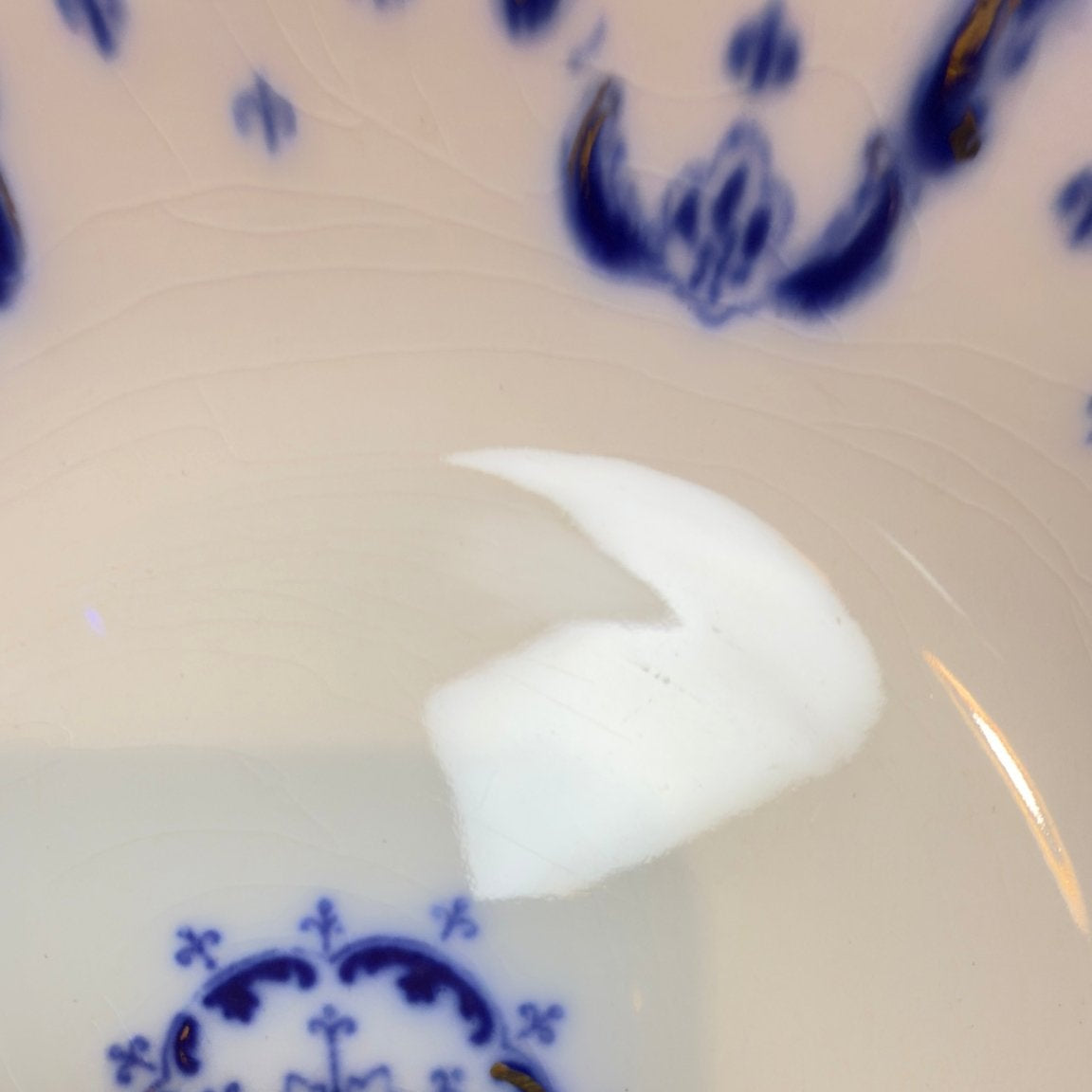 Antik engelsk Losol Ware middagstallerken – W. H. Grindley, Staffordshire (Keele), ca. 1890–1910 - Frøken Lilly