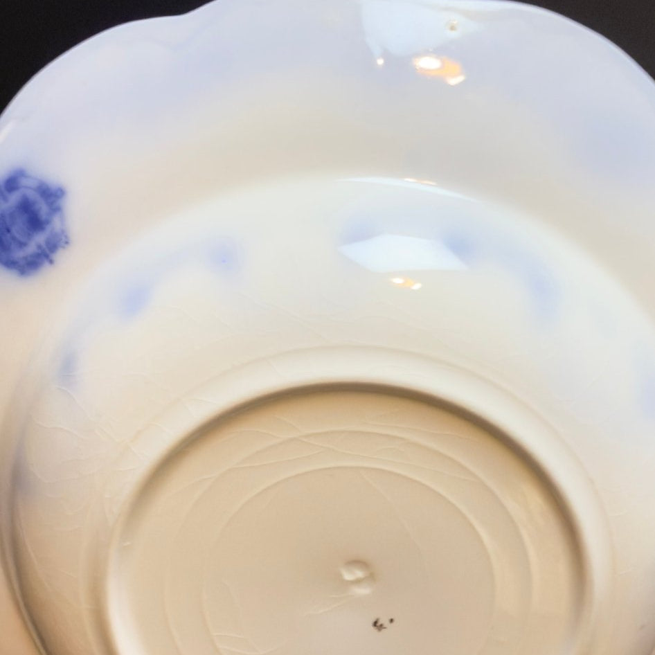 Antik engelsk Losol Ware middagstallerken – W. H. Grindley, Staffordshire (Keele), ca. 1890–1910 - Frøken Lilly