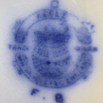 Antik engelsk Losol Ware middagstallerken – W. H. Grindley, Staffordshire (Keele), ca. 1890–1910 - Frøken Lilly