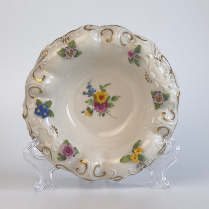 Antik tysk porcelænsskål fra Von Schierholz (Dresden-stil) – ca. 1907-1927 - Frøken Lilly