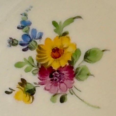 Antik tysk porcelænsskål fra Von Schierholz (Dresden-stil) – ca. 1907-1927 - Frøken Lilly