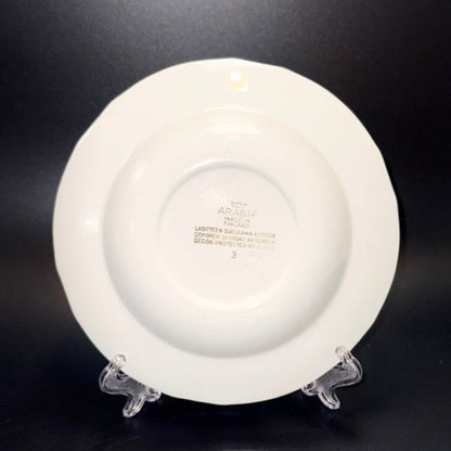 Arabia “Sininen Maisema” (Blue Landscape) tallerken med vindmølle – 1968