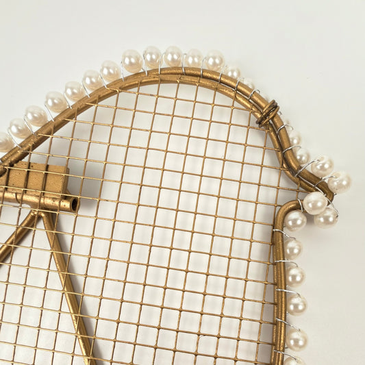 Bloomingville Mini - Birdie smykkestativ i messingmetal og perler - Frøken Lilly