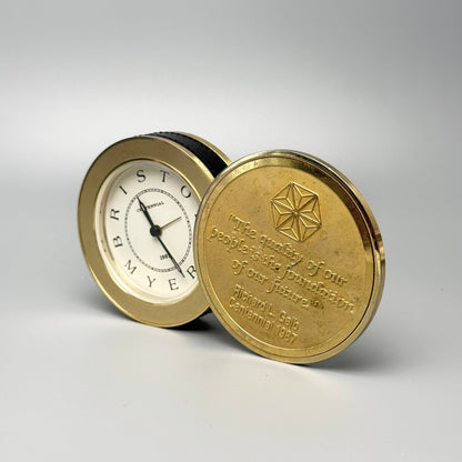 Bristol-Myers Centennial 1987 bordur/rejseur med alarm – firmamemorabilia - Frøken Lilly