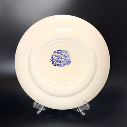 Broadhurst “The English Scene” middagstallerken – blå ironstone, 24 cm