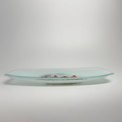 Chance Glass vintage glasfad med jagtmotiv – England - Frøken Lilly