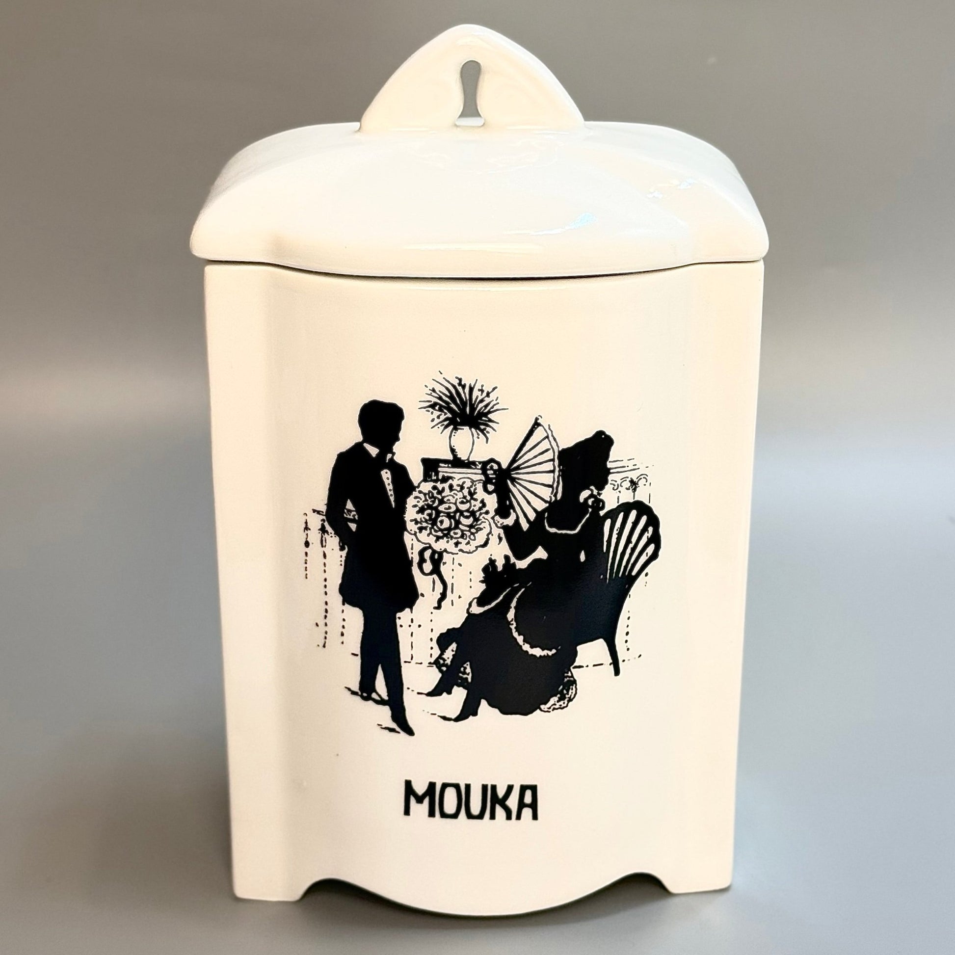 Ditmar - Urbach ‘MOUKA’ kaffekrukke i porcelæn med låg – tjekkisk vintage - Frøken Lilly