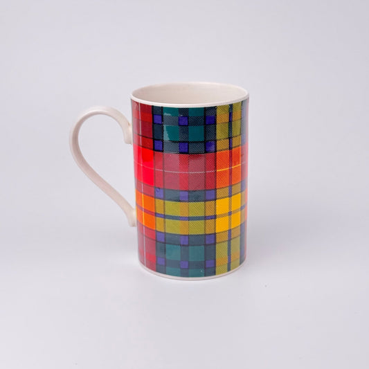 Dunoon Buchanan Tartan Krus – Stoneware – Made in Scotland – 11 cm - Frøken Lilly