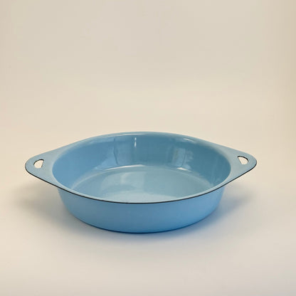 Glud & Marstrand – lyseblåt vintage emaljefad - Frøken Lilly