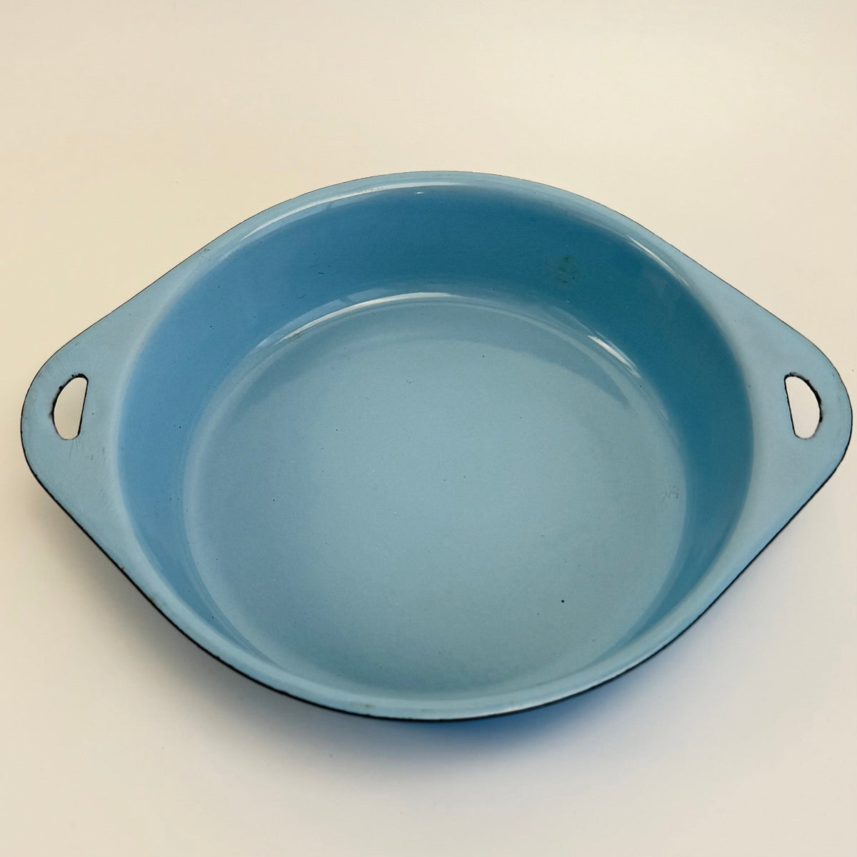 Glud & Marstrand – lyseblåt vintage emaljefad - Frøken Lilly