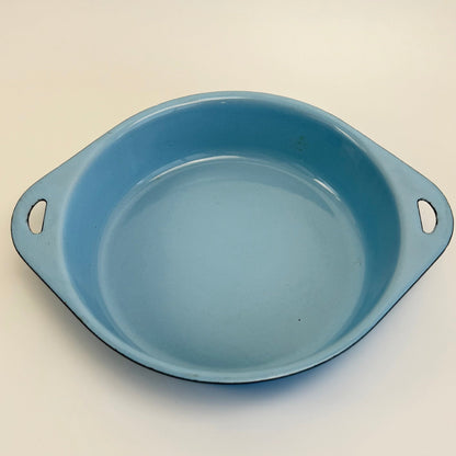 Glud & Marstrand – lyseblåt vintage emaljefad - Frøken Lilly