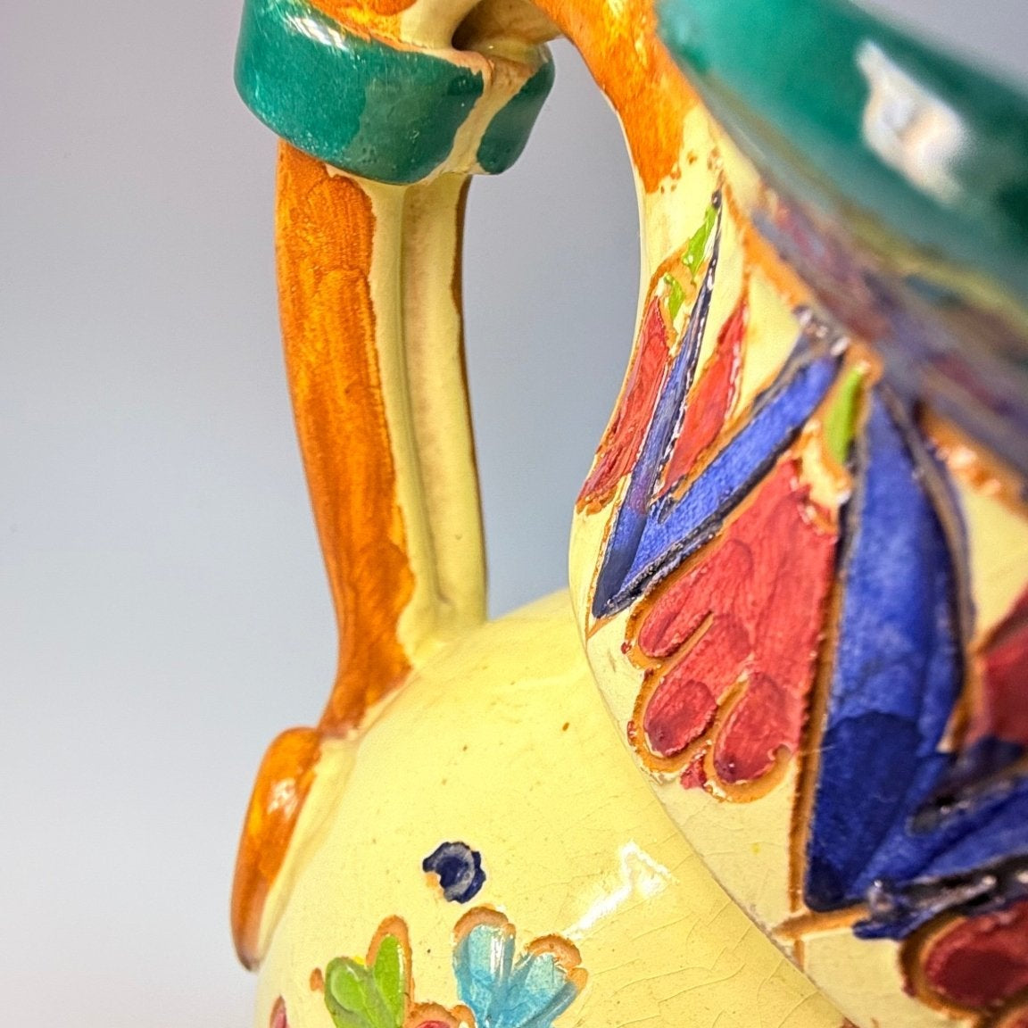 Håndlavet italiensk keramik – Taormina Sicilien – papegøje motiv - Frøken Lilly