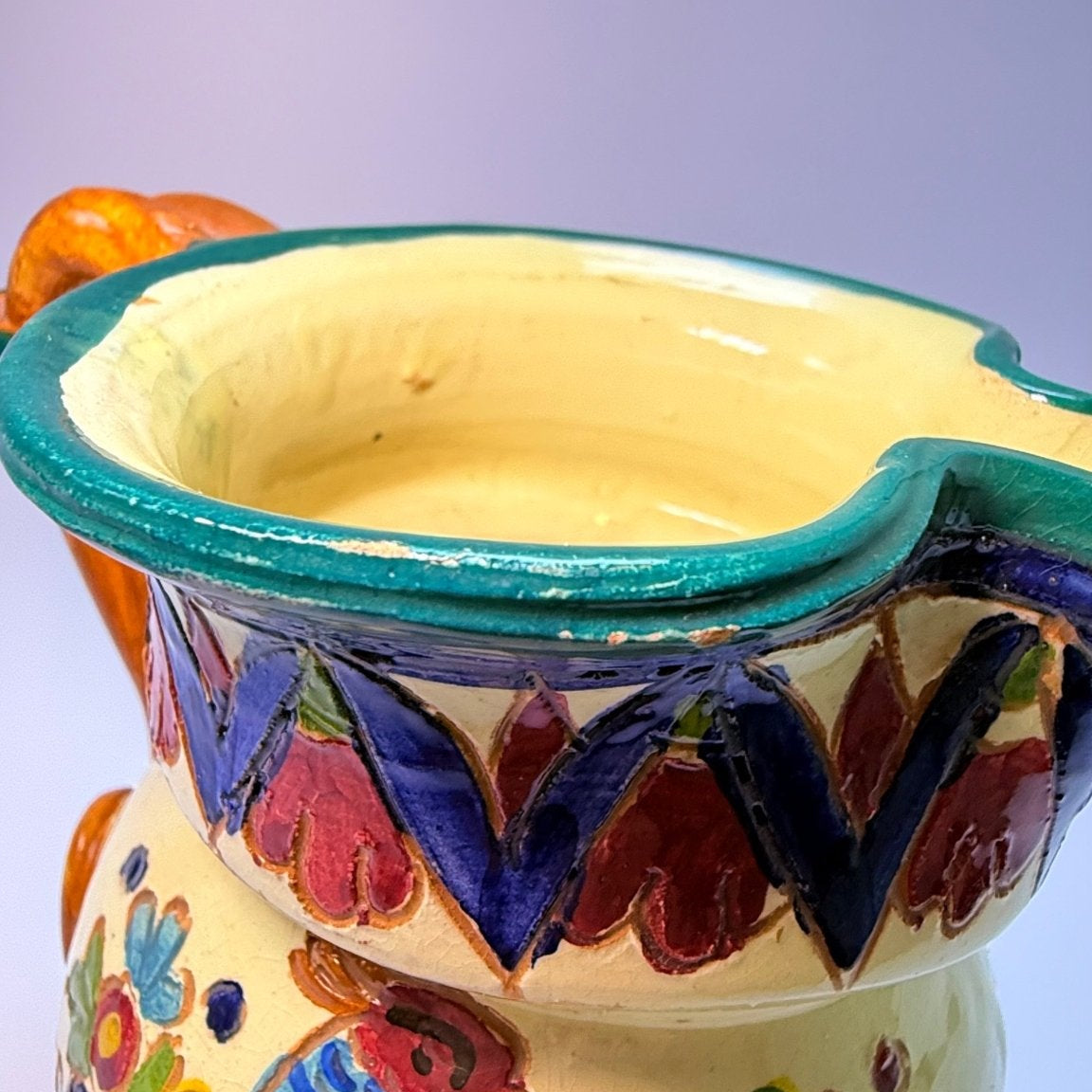 Håndlavet italiensk keramik – Taormina Sicilien – papegøje motiv - Frøken Lilly