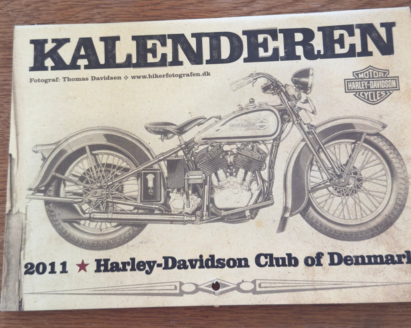 Harley Davidson kalender 2011 - Bikerfotografen