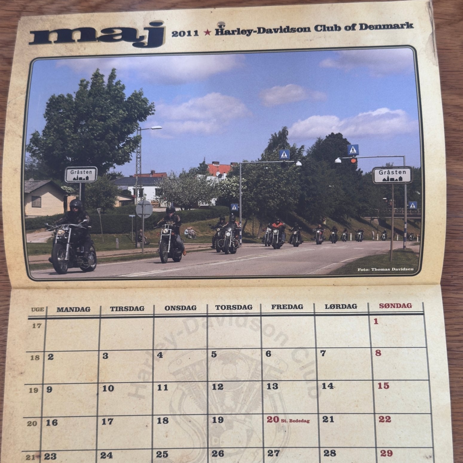 Harley Davidson kalender 2011 - Bikerfotografen