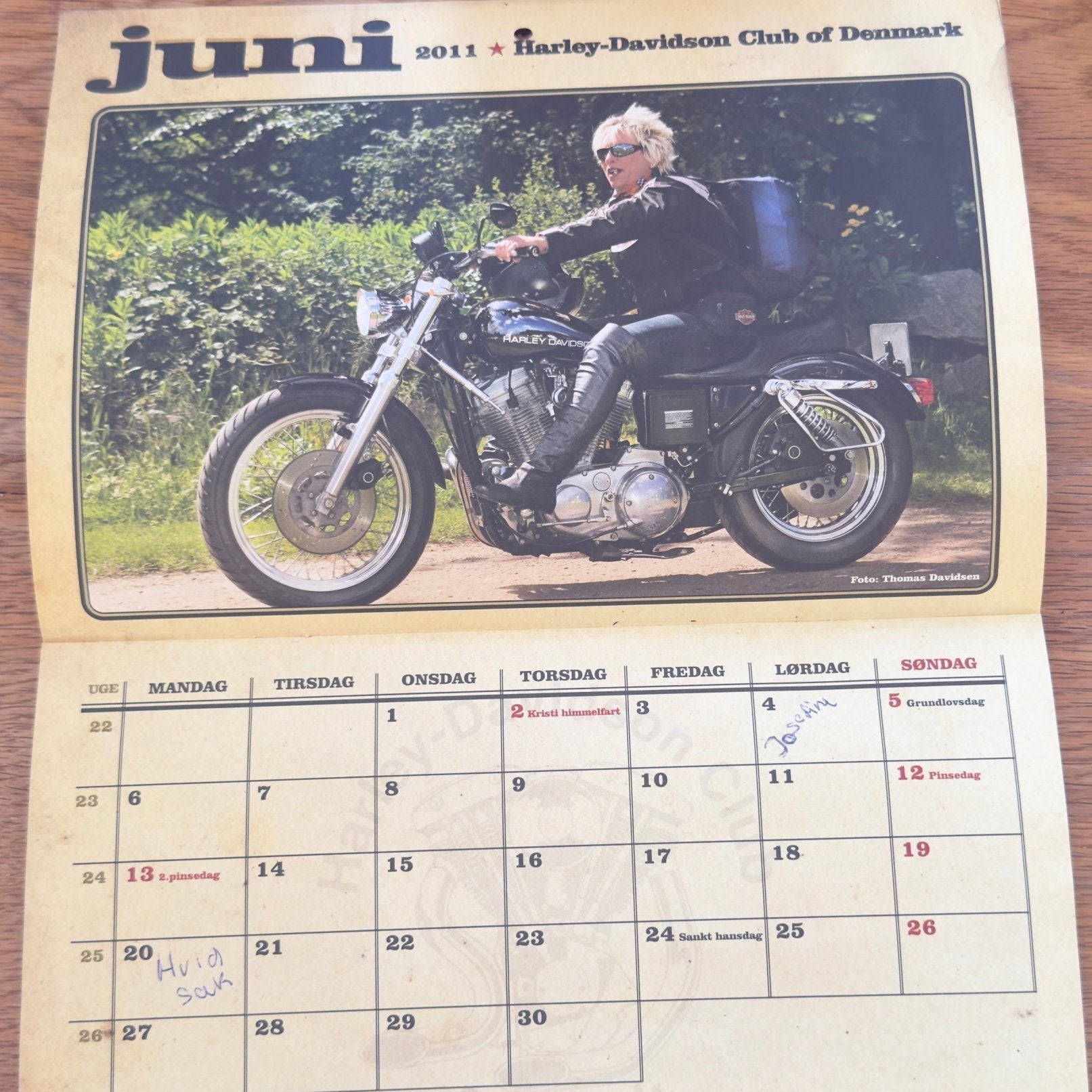 Harley Davidson kalender 2011 - Bikerfotografen