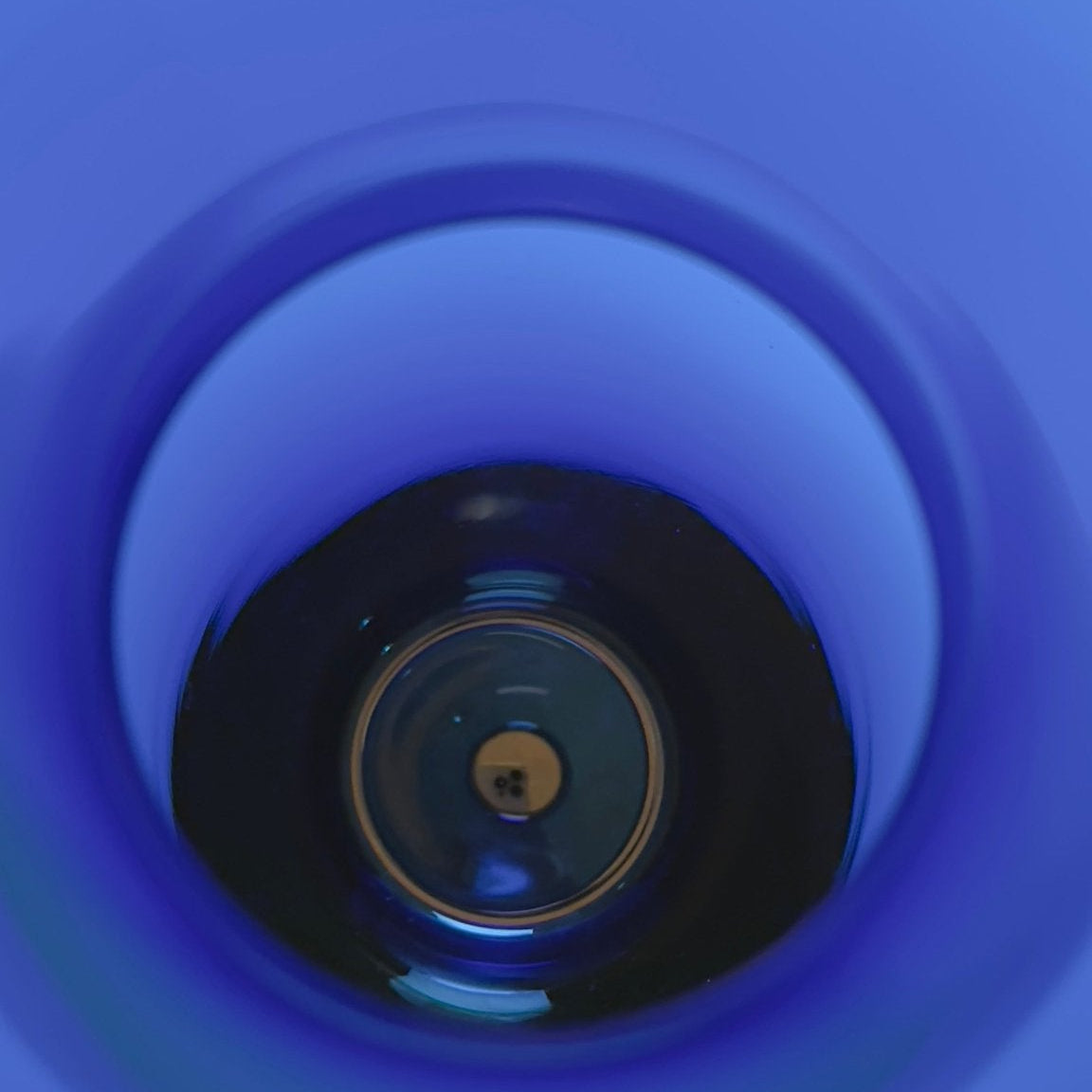 Holmegaard Harlekin vase – blå/turkis – Anja Kjær – stor model - Frøken Lilly