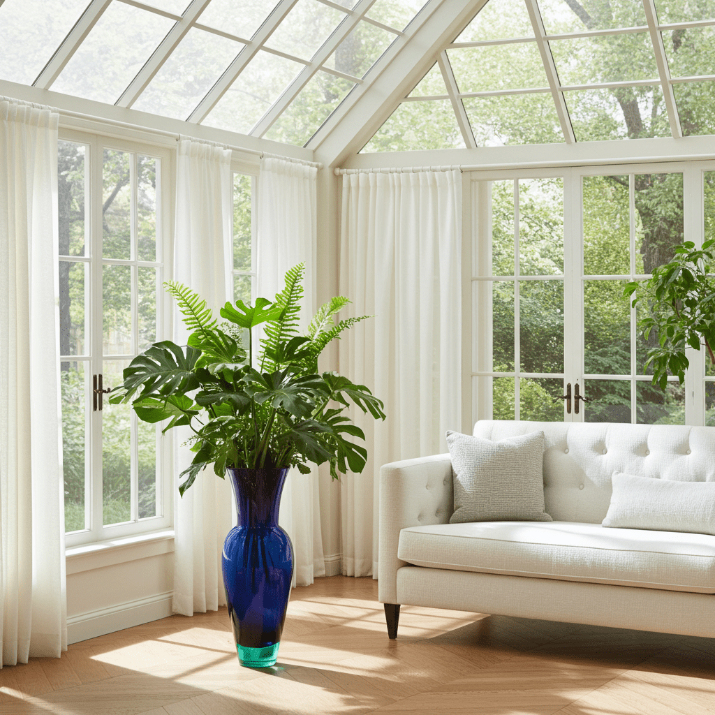 Holmegaard Harlekin vase – blå/turkis – Anja Kjær – stor model - Frøken Lilly