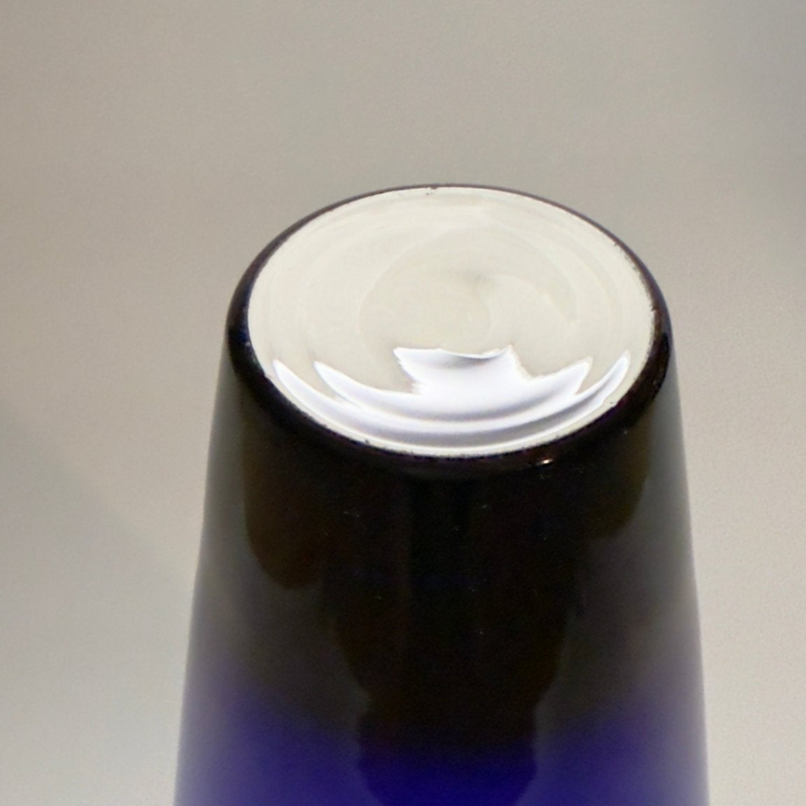 Holmegaard Harlekin vase – blå/turkis – Anja Kjær – stor model - Frøken Lilly