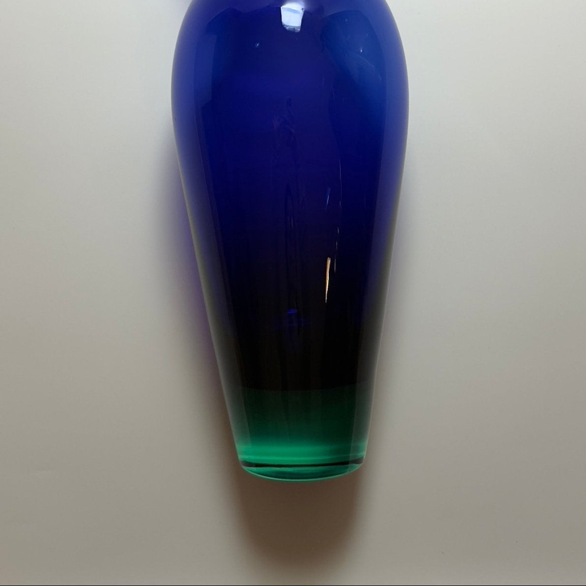 Holmegaard Harlekin vase – blå/turkis – Anja Kjær – stor model - Frøken Lilly