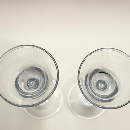 Holmegaard “Snapse Doctor – Et fingerbøl” snapseglas (1974–1977) – signeret HG7, Michael Bang - Frøken Lilly