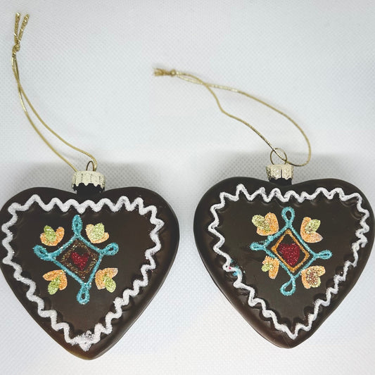 Honningjulehjerter i glas til juletræet - Frøken Lilly