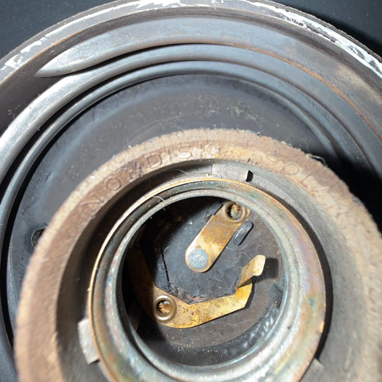 HSC - Opalglas , Vintage, rillede lampeskærm - Frøken Lilly