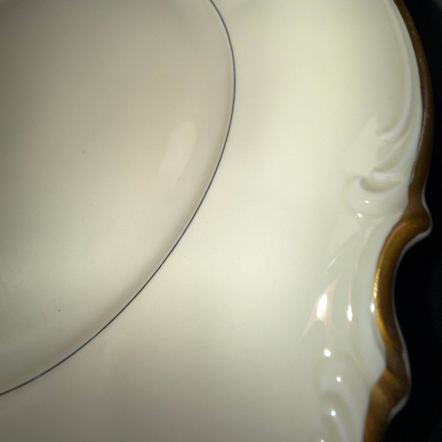 Hutschenreuther Selb, Bavaria, Germany - middagstallerken 25Ø - Frøken Lilly