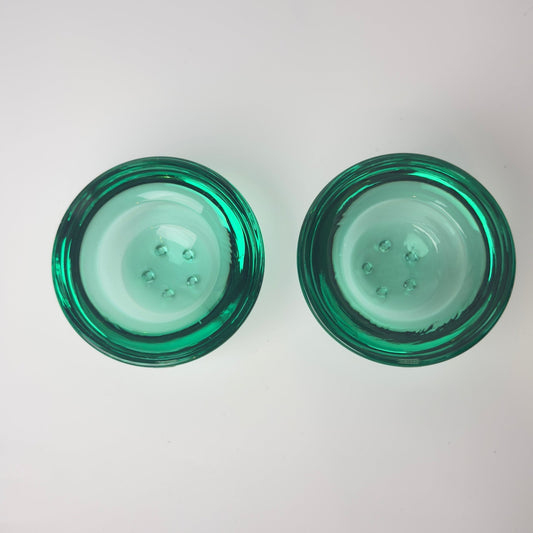 Iittala Ballo fyrfadsstager grøn – sæt á 2 – Annaleena Hakatie 1995 - Frøken Lilly