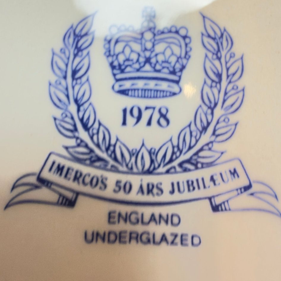 Imerco – 50 års jubilæums thekande i fajance, 1978 - Amalienborg Slot - Frøken Lilly