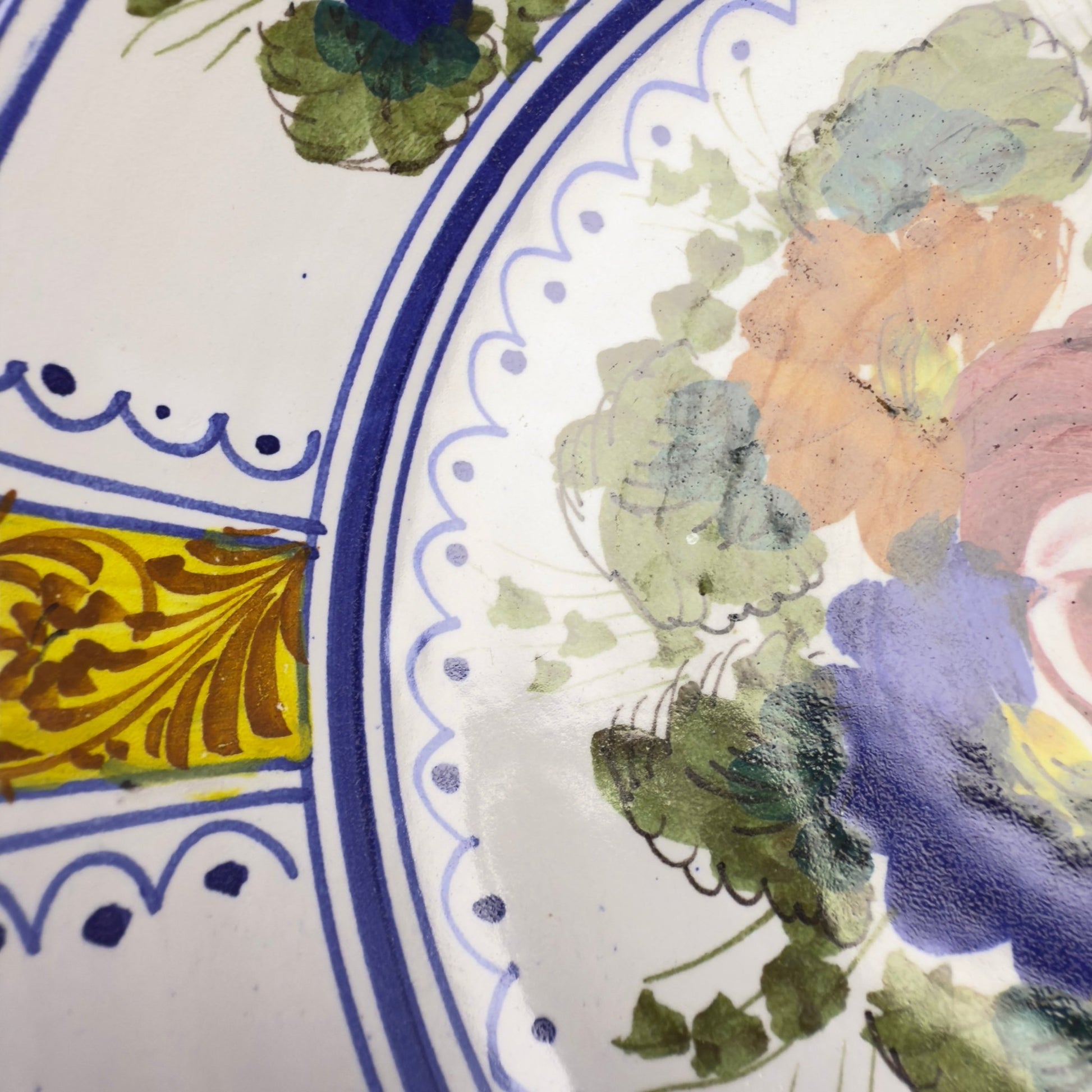 Italiensk majolica - skål - håndmalet – 1960 - 70’erne - Frøken Lilly