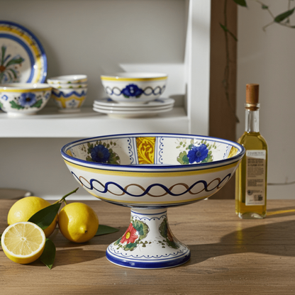 Italiensk majolica - skål - håndmalet – 1960 - 70’erne - Frøken Lilly