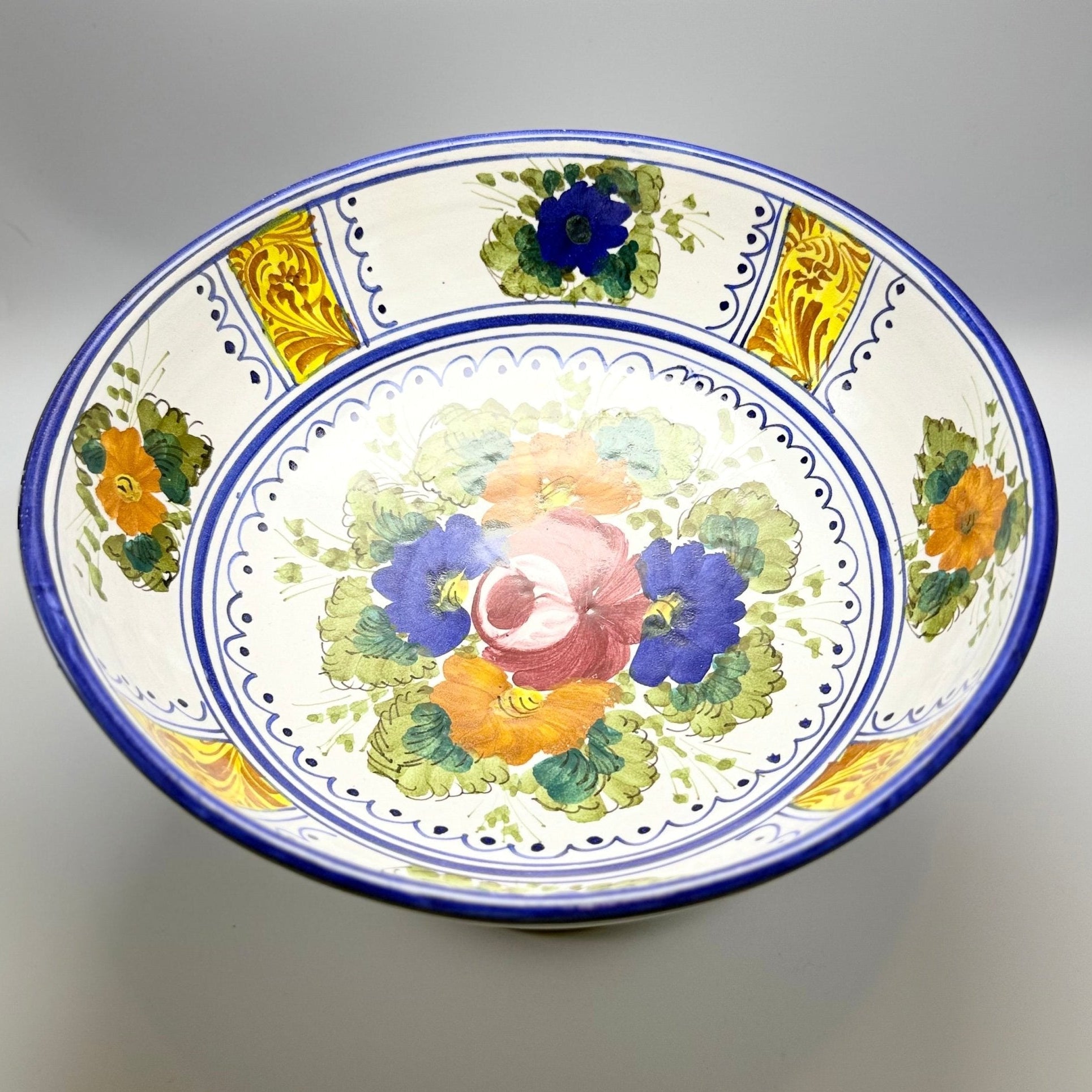 Italiensk majolica - skål - håndmalet – 1960 - 70’erne - Frøken Lilly