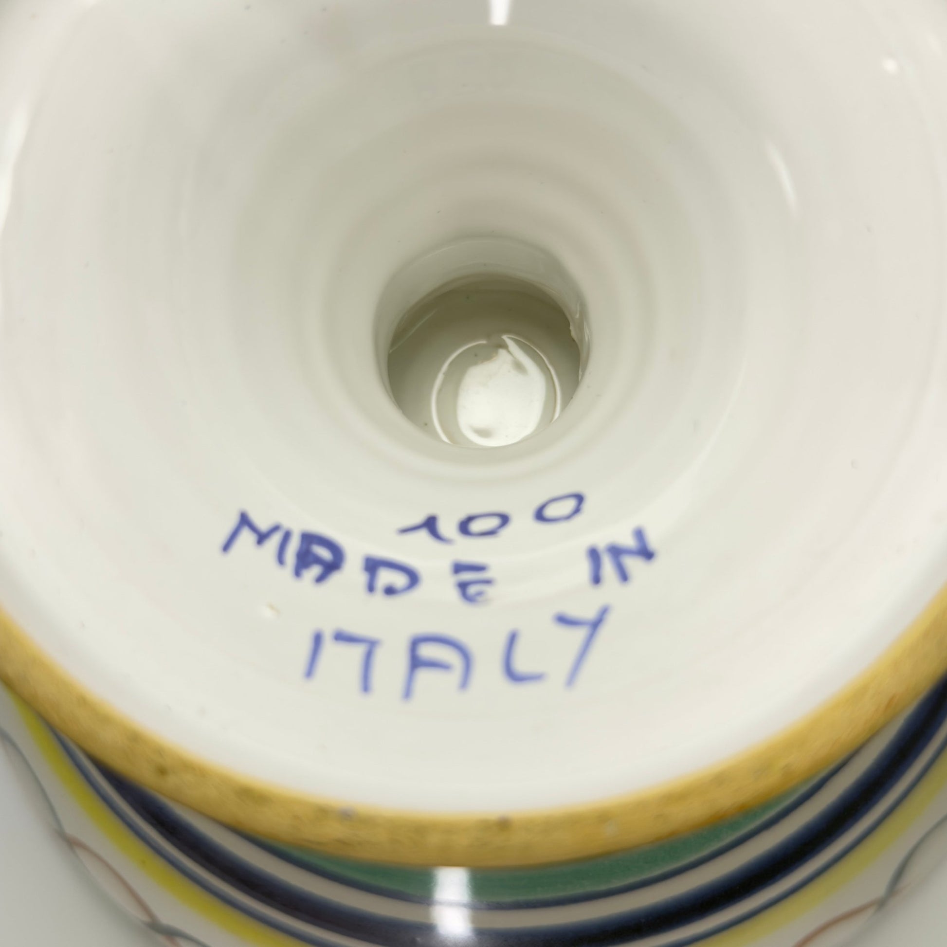 Italiensk majolica - skål - håndmalet – 1960 - 70’erne - Frøken Lilly