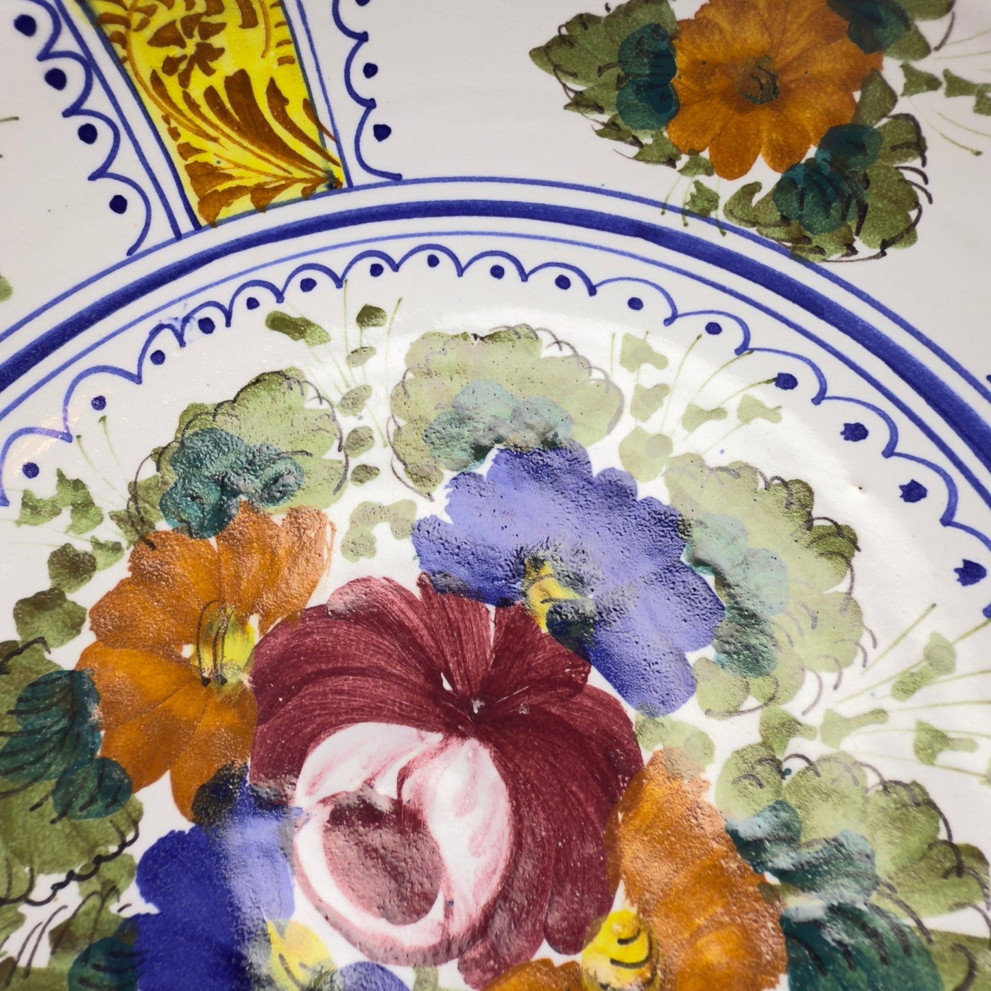 Italiensk majolica - skål - håndmalet – 1960 - 70’erne - Frøken Lilly