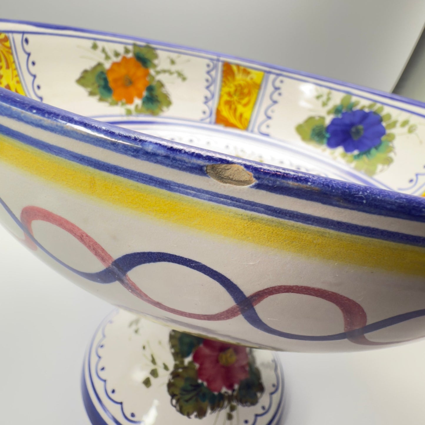 Italiensk majolica - skål - håndmalet – 1960 - 70’erne - Frøken Lilly