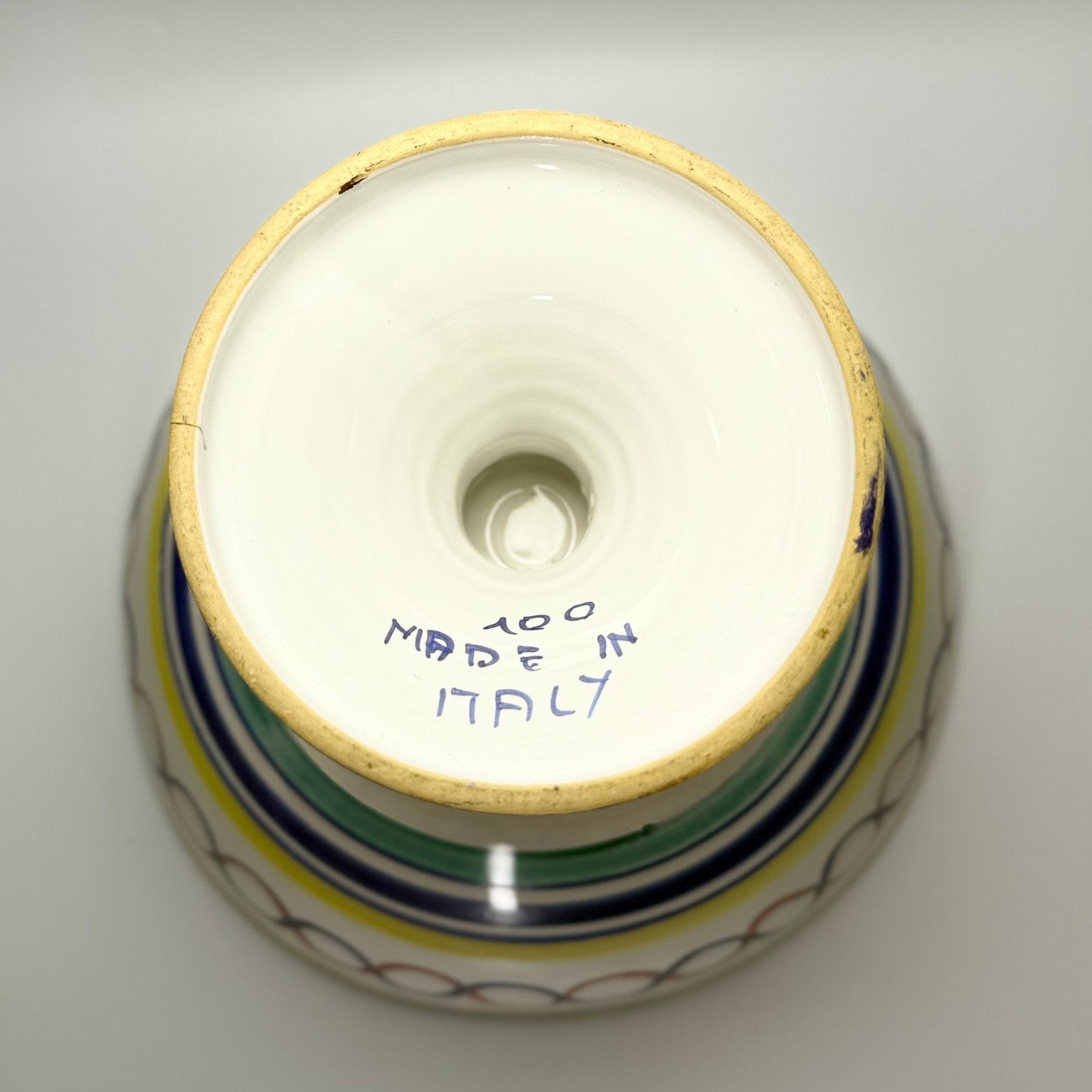 Italiensk majolica - skål - håndmalet – 1960 - 70’erne - Frøken Lilly