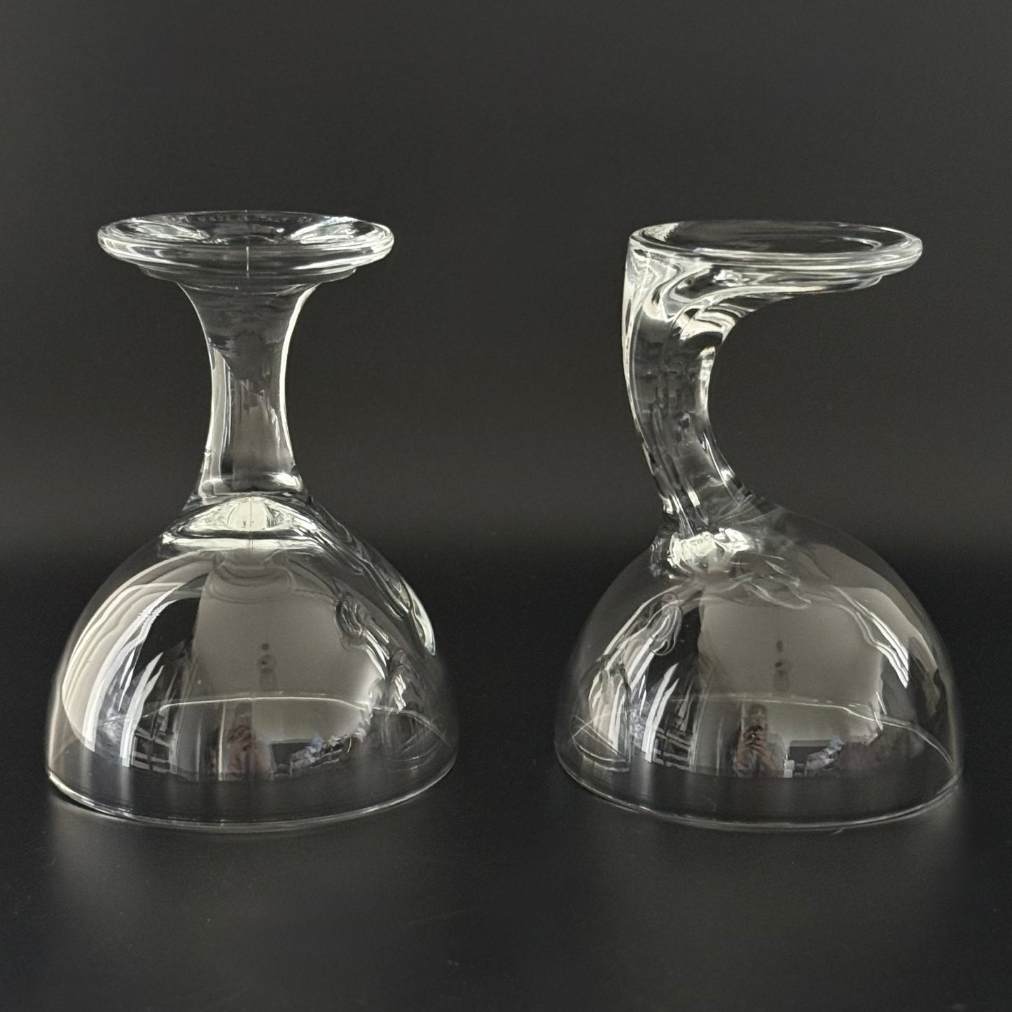 Italienske designglas med snoet stilk – sæt med 2 - Frøken Lilly